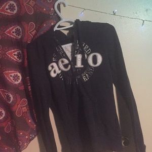 Aeropostale sweatshirt zip up size medium